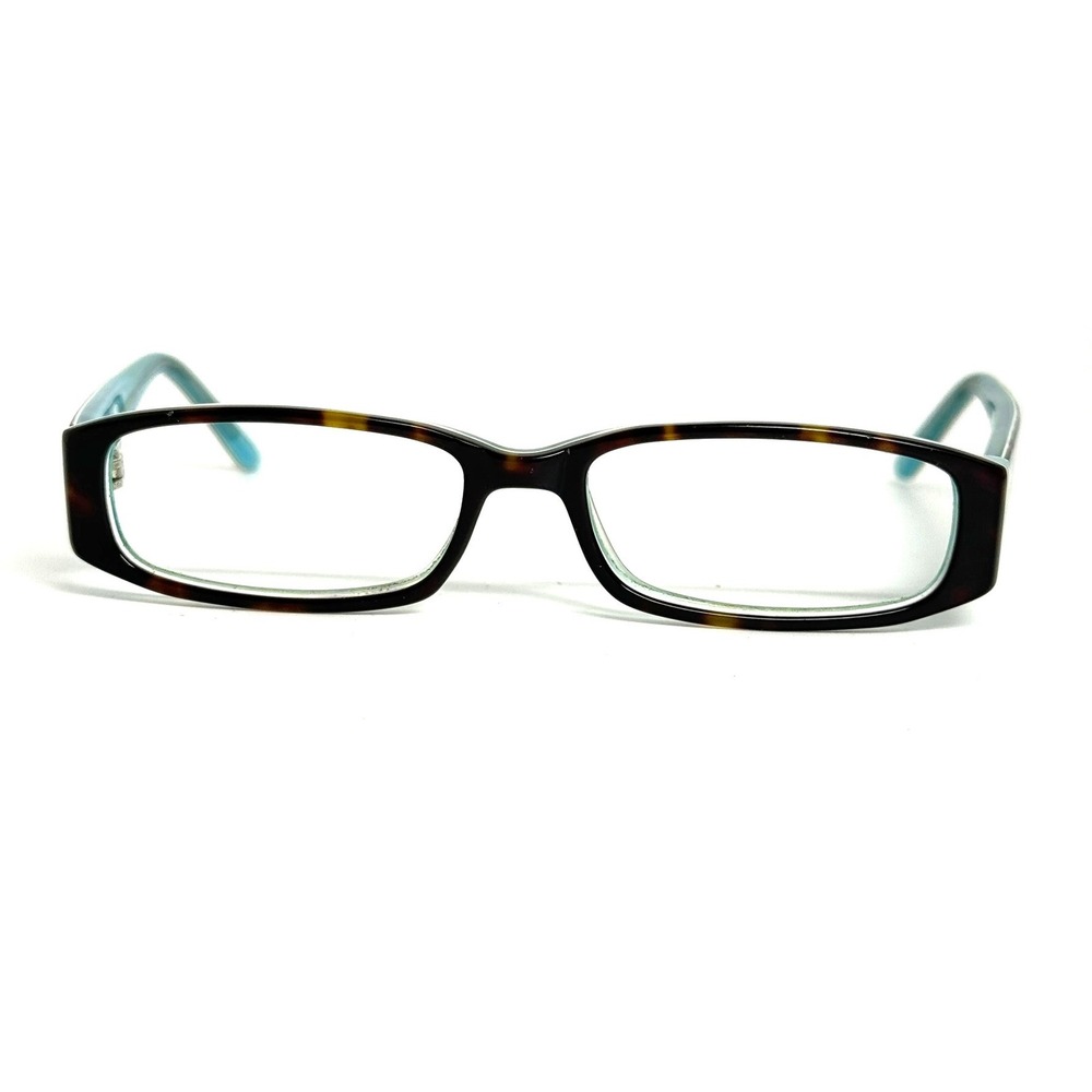 Hello Kitty HK 218-1 Eyeglasses Tortoise Teal Rectangular Frames 48-15-125